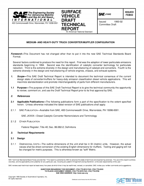 SAE J 1642 Series PDF