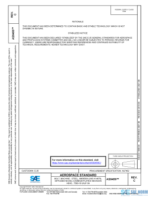 SAE AS 9459 Series PDF
