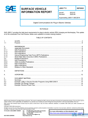 SAE J 2931/1 Series PDF