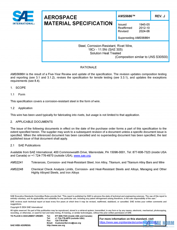 SAE AMS 5686 Series PDF