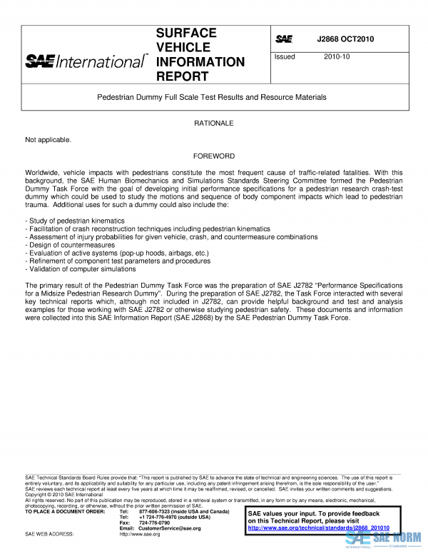 SAE J 2868 Series PDF