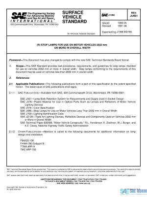 SAE J 1398 Series PDF
