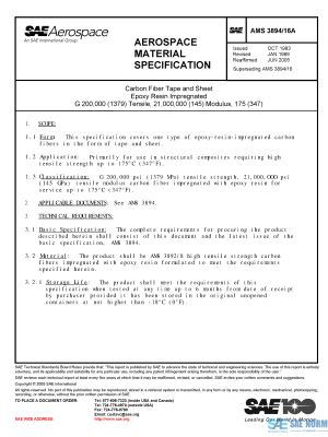 SAE AMS 3894/16 Series PDF