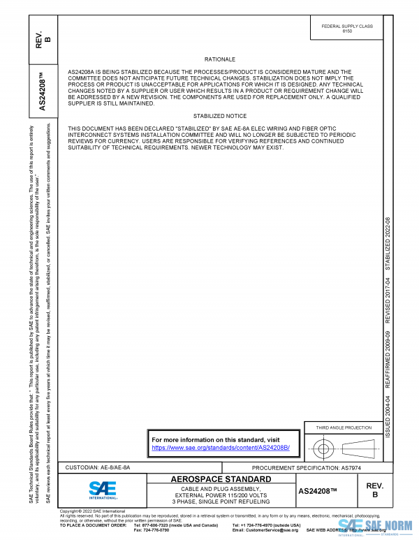 SAE AS 24208 Series PDF