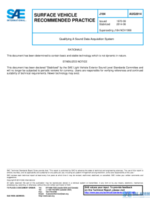 SAE J 184 Series PDF