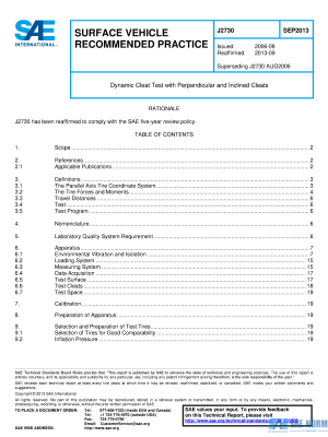 SAE J 2730 Series PDF