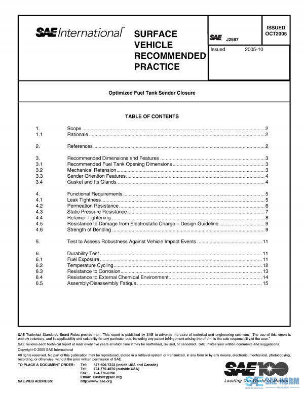 SAE J 2587 Series PDF