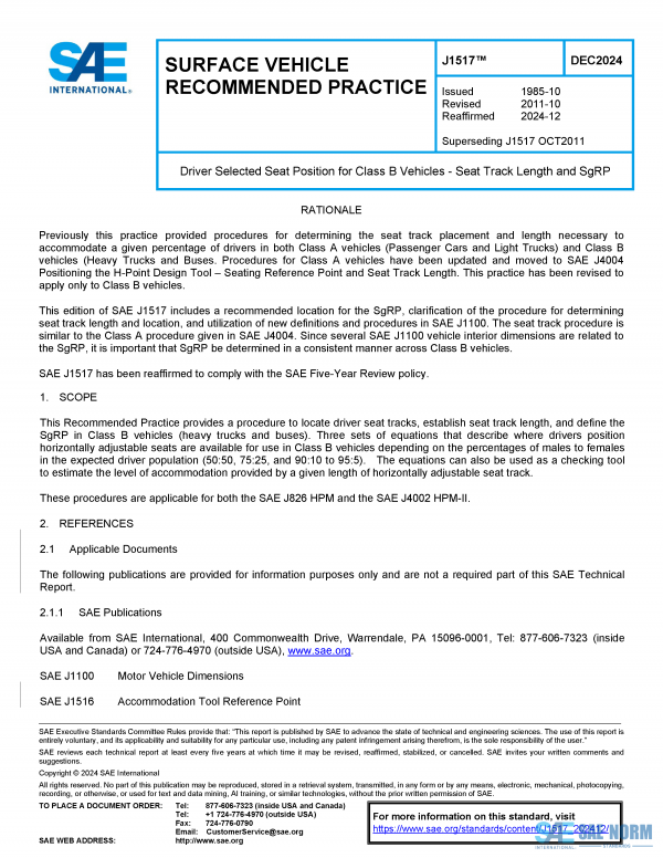 SAE J 1517 Series PDF