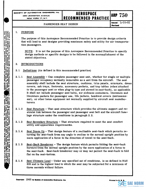 SAE ARP 750 Series PDF