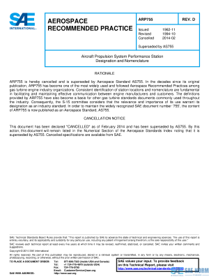 SAE ARP 755 Series PDF