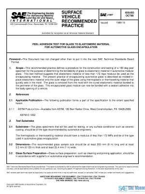 SAE J 1907 Series PDF