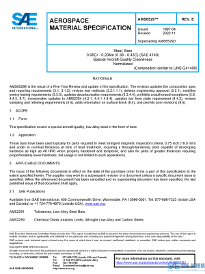 SAE AMS 6529 Series PDF