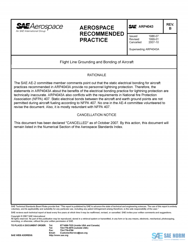 SAE ARP 4043 Series PDF