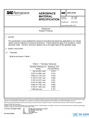 SAE AMS 2279 Series PDF