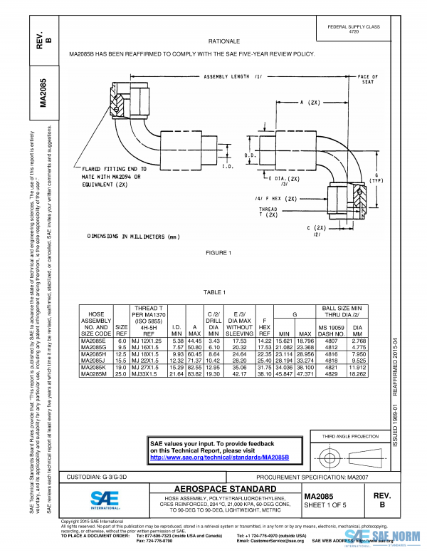 SAE MA 2085 Series PDF