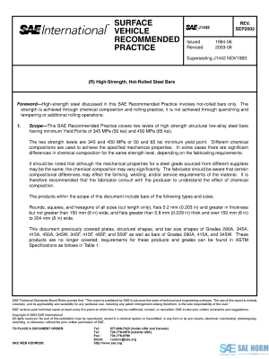 SAE J 1442 Series PDF