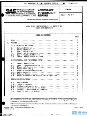SAE AIR 1667 Series PDF