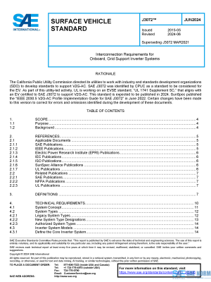 SAE J 3072 Series PDF