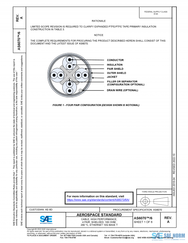 SAE AS 6070/6 Series PDF