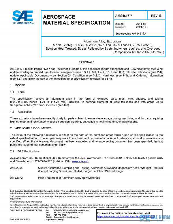 SAE AMS 4617 Series PDF