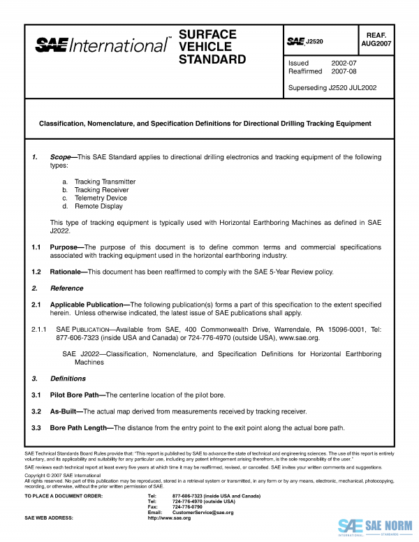 SAE J 2520 Series PDF