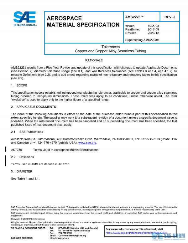 SAE AMS 2223 Series PDF