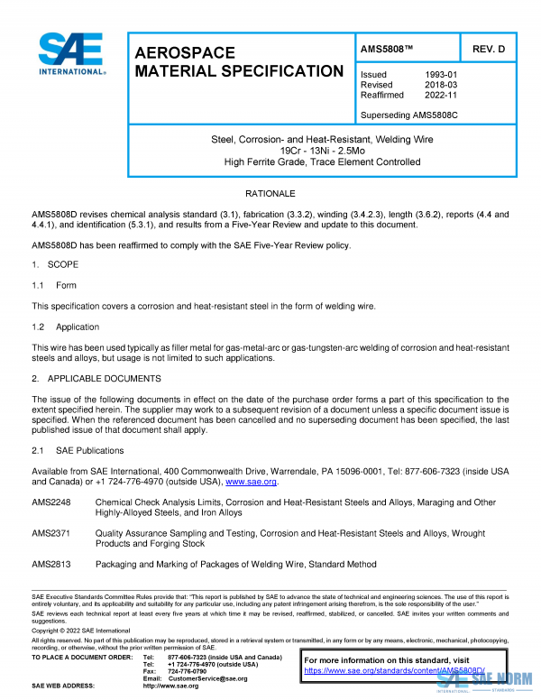 SAE AMS 5808 Series PDF