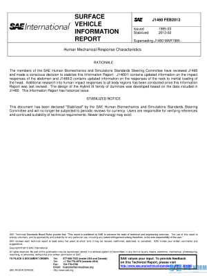 SAE J 1460 Series PDF