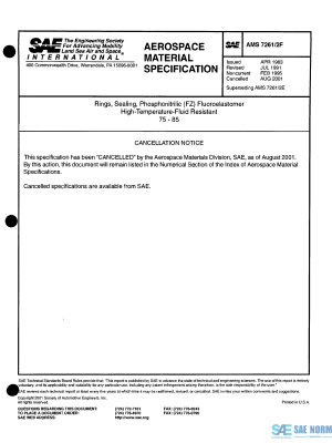 SAE AMS 7261/2 Series PDF