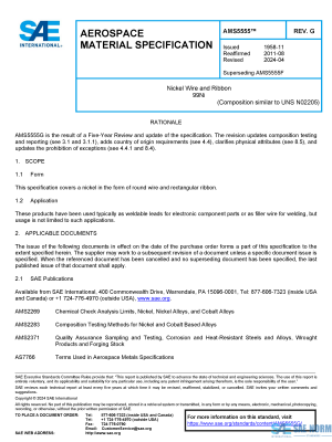 SAE AMS 5555 Series PDF
