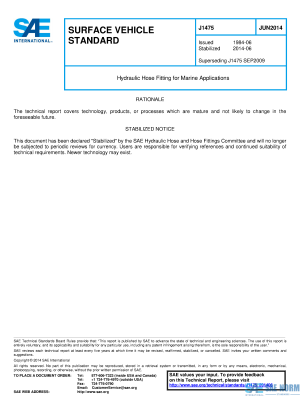 SAE J 1475 Series PDF