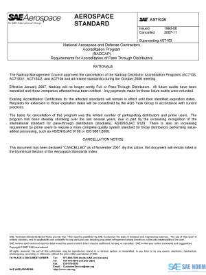 SAE AS 7103 Series PDF