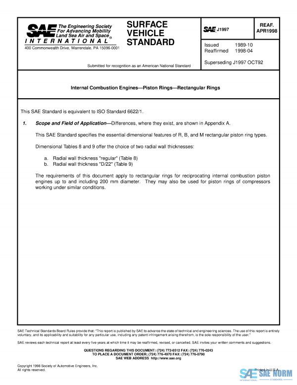 SAE J 1997 Series PDF