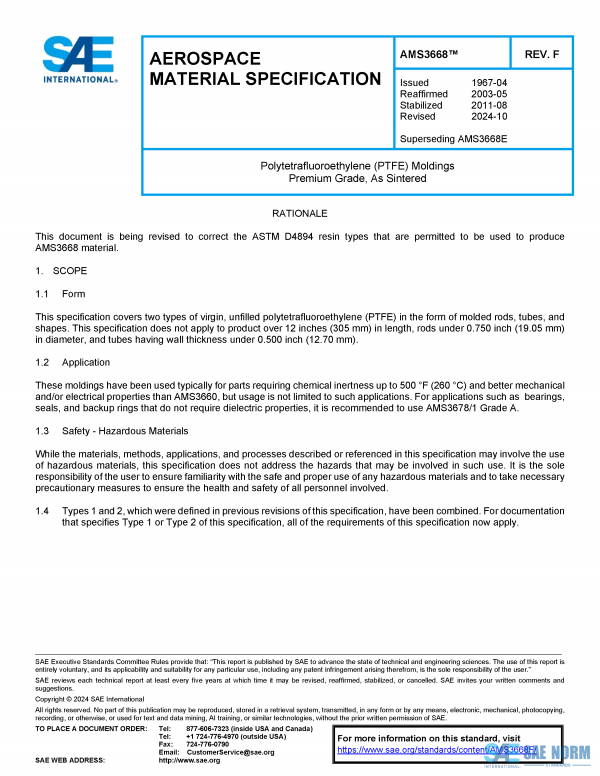 SAE AMS 3668 Series PDF