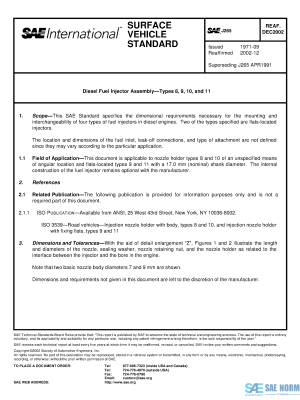 SAE J 265 Series PDF