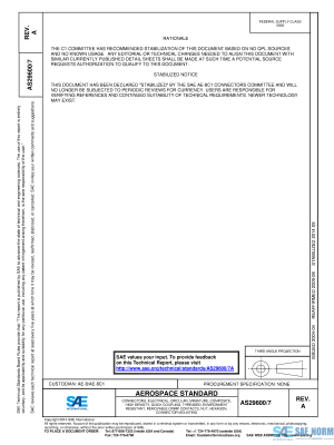 SAE AS 29600/7 Series PDF