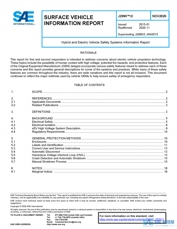 SAE J 2990/2 Series PDF