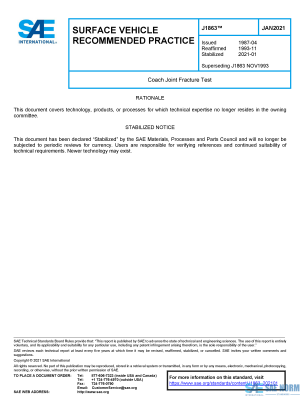 SAE J 1863 Series PDF