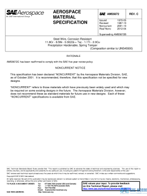 SAE AMS 5672 Series PDF