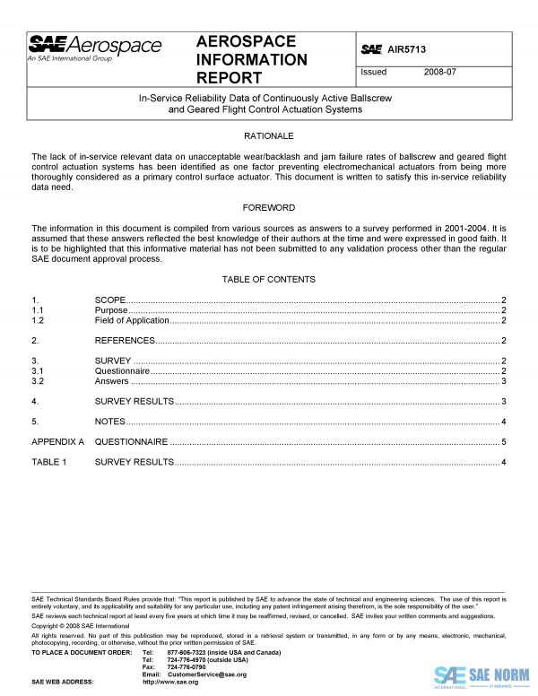 SAE AIR 5713 Series PDF