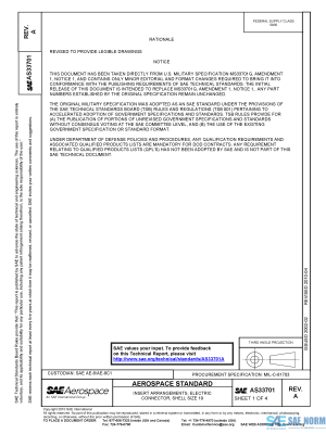 SAE AS 33701 Series PDF
