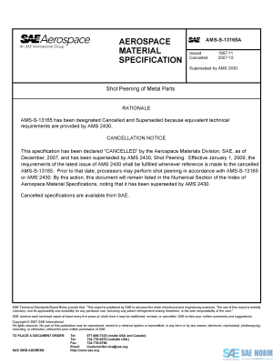 SAE AMSS 13165 Series PDF