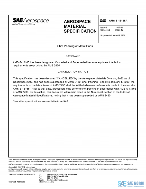 SAE AMSS 13165 Series PDF