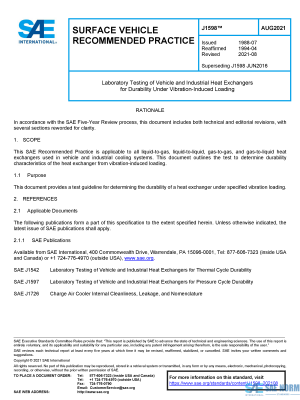 SAE J 1598 Series PDF