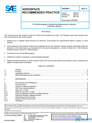 SAE ARP 958 Series PDF