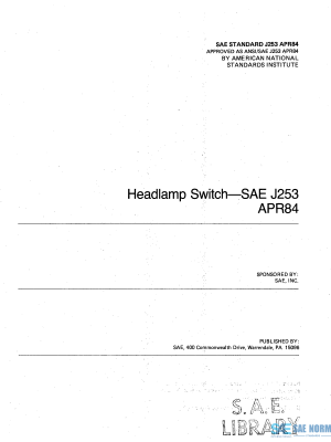 SAE J 253 Series PDF