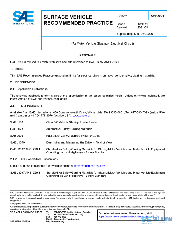 SAE J 216 Series PDF