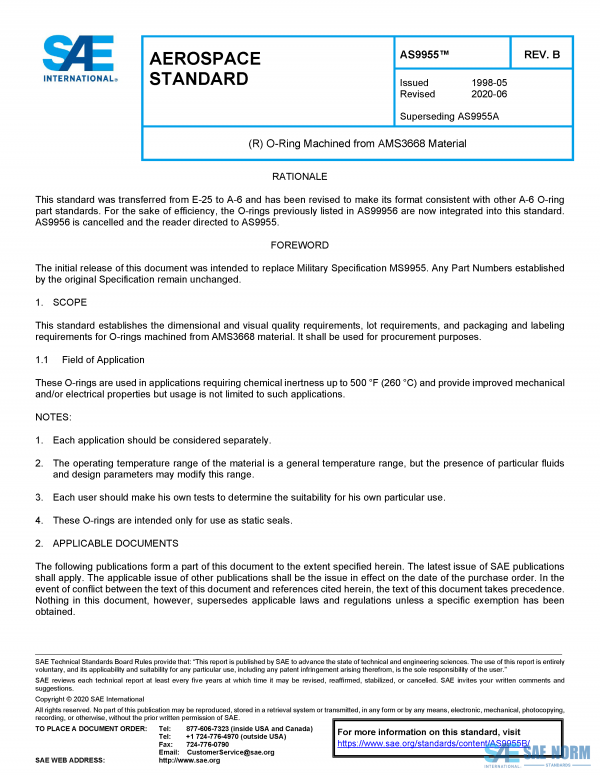 SAE AS 9955 Series PDF