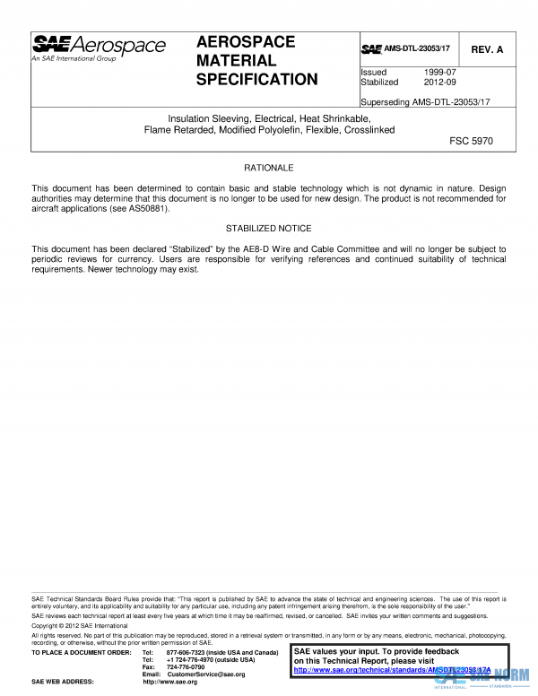 SAE AMSDTL 23053/17 Series PDF