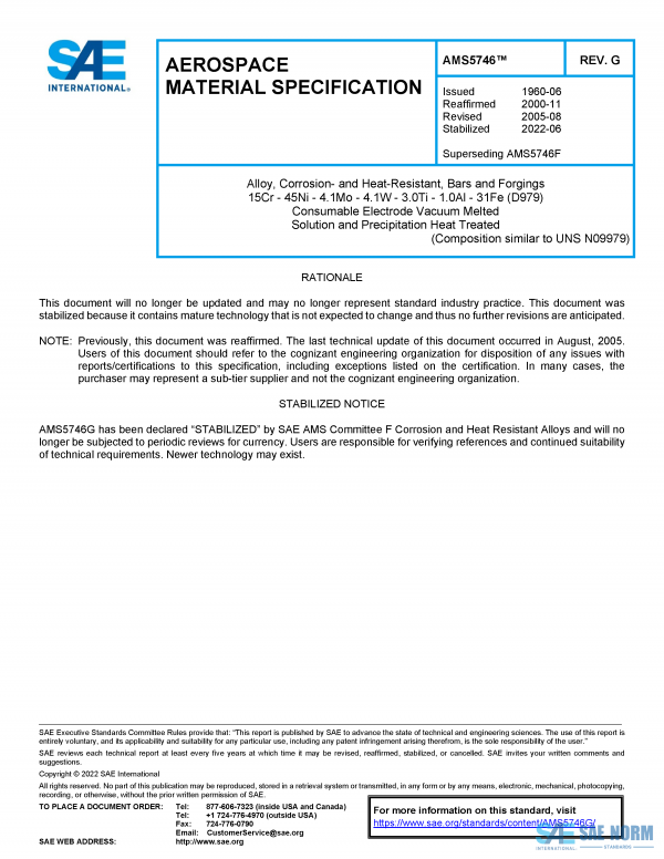 SAE AMS 5746 Series PDF